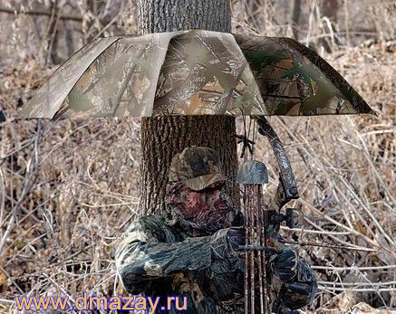 Зонт- укрытие камуфляжный для охоты ALLEN 190 Instant Roof Treestand Umbrella    